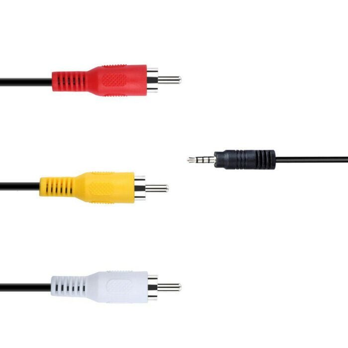 3.5mm to 3-RCA Audio Video