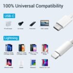 Quick Charging Cable Lightning to USB-C