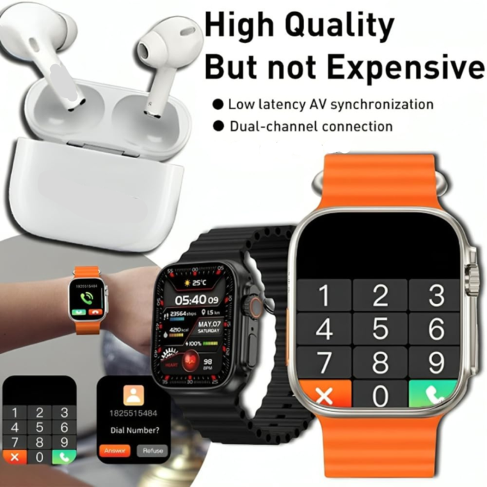 Smart watch With 7 Extra Straps